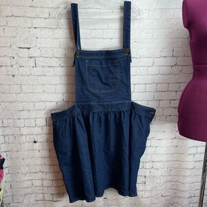 Simply be sprinkle of glitter denim skirt all size 26 dark wash denim